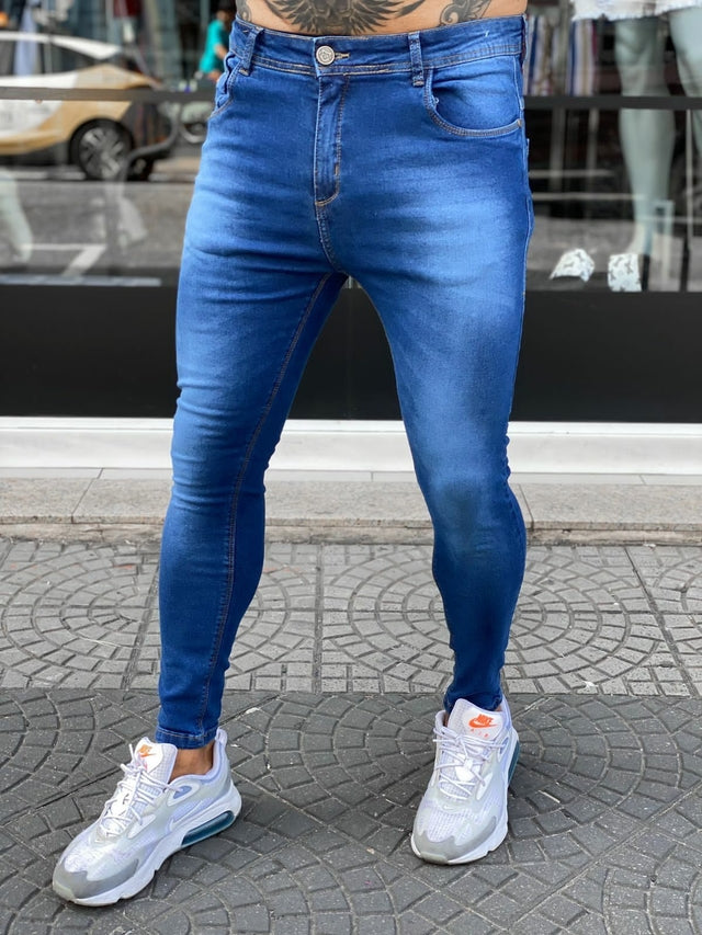 Calça jeans arrojado casual strech 2021