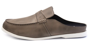 Mocassim Mule Masculino em Couro com Gravata Shoes Grand Tamanho Grande