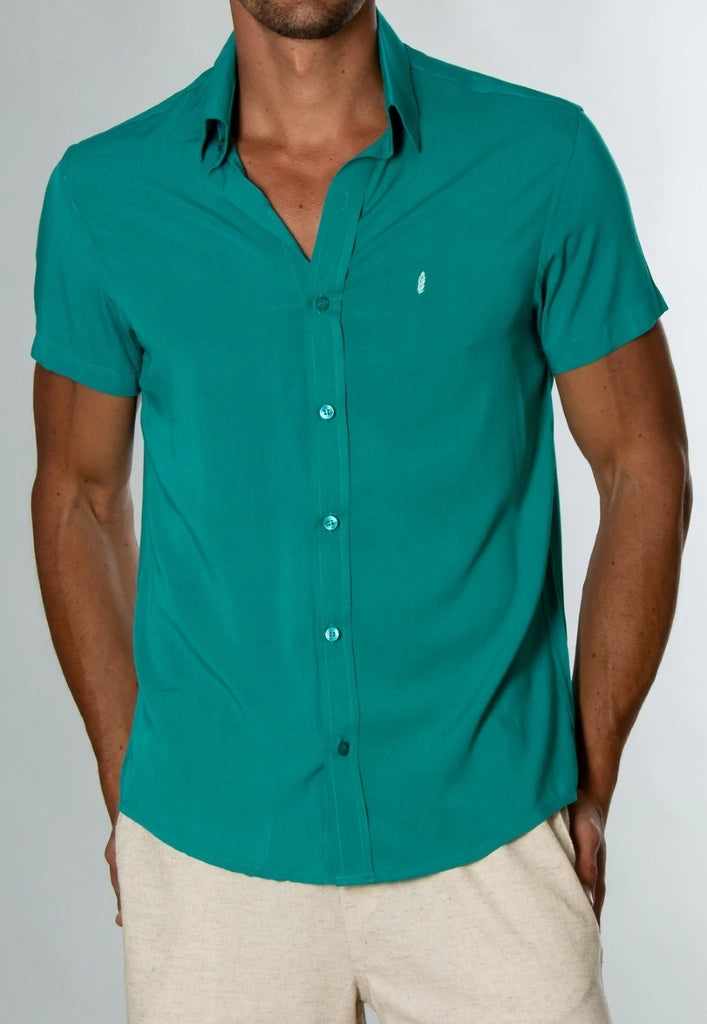 Camisa Fluid Motion Esmeralda