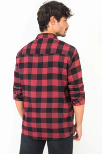 Camisa Xadrez Flanelada Vinho versattus autentic