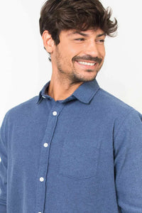 Camisa estilo versattus cor azul