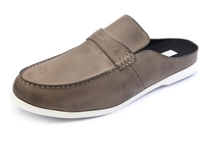 Mocassim Mule Masculino em Couro com Gravata Shoes Grand Tamanho Grande